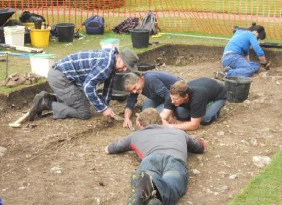 Volunteers at work at Bartlemas Chapel